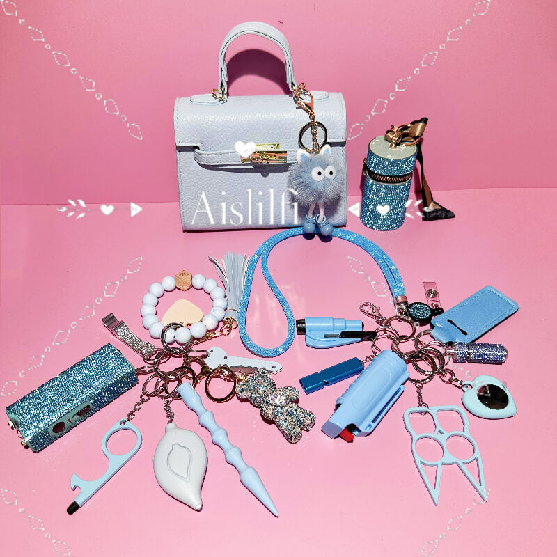 Kelly Bag 19 Piece Self Defense Keychain Kit