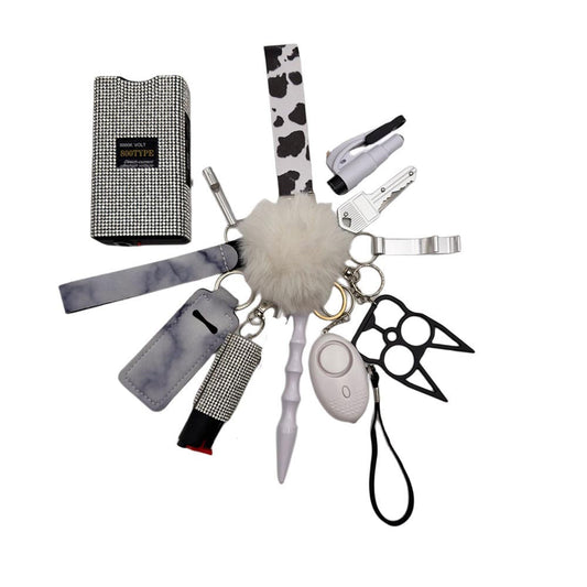 13 piezas de llaveros con cordón para la muñeca para mujeres y niñas