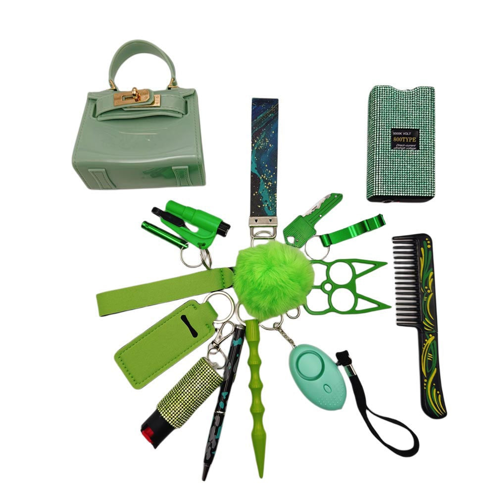 Juego de 16 piezas de broches con minibolso, peine y bolígrafo para mujeres y niñas