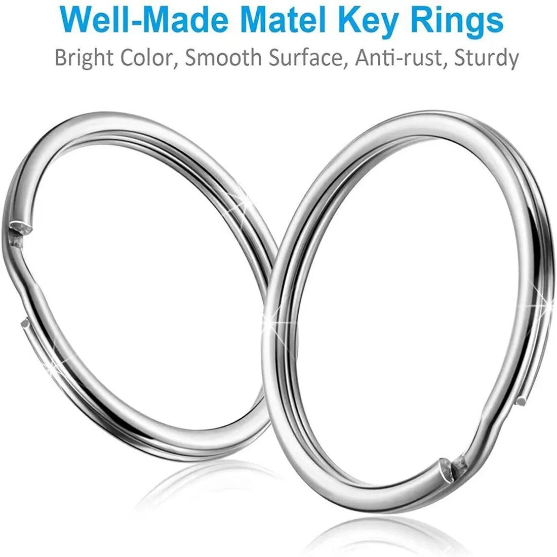 Premium Steel Key Rings